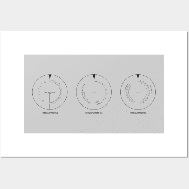 Minimalism and three German tank sights Wall Art by FAawRay